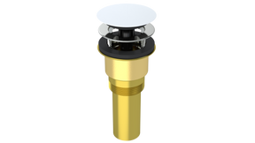 Brass Integral Waste & Overflow Clicker® Kit with Overflow (300Q-MW)