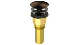 Brass Integral Waste & Overflow Clicker® Kit with Overflow (300Q)