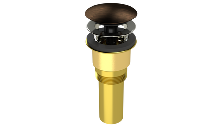 Brass Integral Waste & Overflow Clicker® Kit with Overflow (300Q)