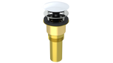 Brass Integral Waste & Overflow Clicker® Kit with Overflow (300Q)