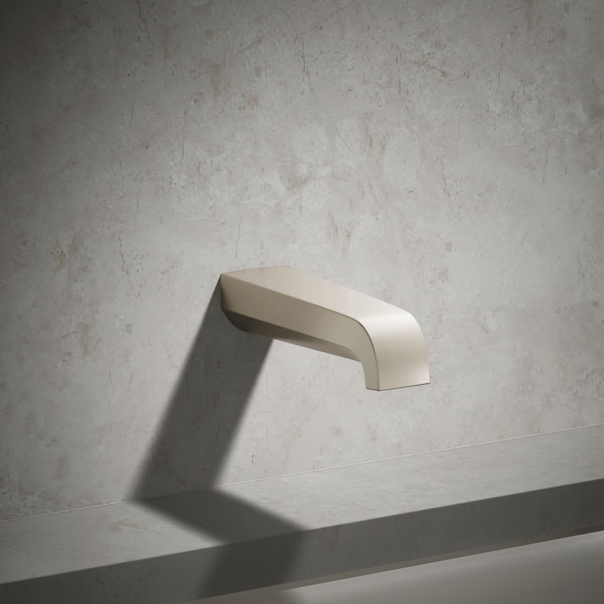 Pitch® Wall-mount bath spout