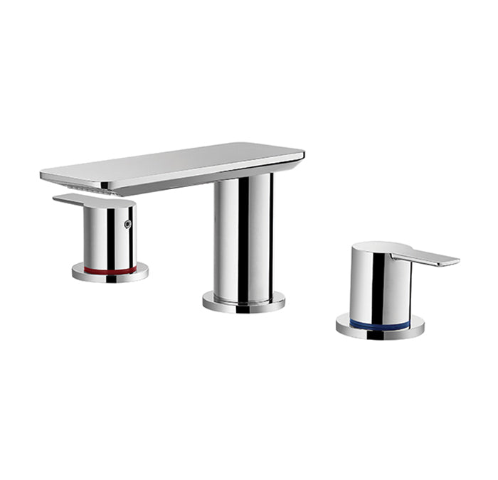 Widespread basin faucet