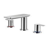 Widespread basin faucet