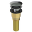 Brass Integral Waste & Overflow Euro Tip-Toe Kit with Overflow, Partially Threaded Strainer (301ET)