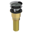 Brass Integral Waste & Overflow Euro Tip-Toe Kit with Overflow, Partially Threaded Strainer (301ET)