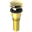 Brass Integral Waste & Overflow Clicker® Kit with Overflow, Partially Threaded Strainer (301Q)