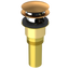 Brass Integral Waste & Overflow Clicker® Kit with Overflow, Partially Threaded Strainer (301Q)