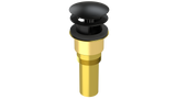 Brass Integral Waste & Overflow Clicker® Kit with Overflow, Partially Threaded Strainer (301Q)
