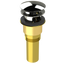 Brass Integral Waste & Overflow Clicker® Kit with Overflow, Partially Threaded Strainer (301Q)