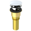 Brass Integral Waste & Overflow Clicker® Kit with Overflow, Partially Threaded Strainer (301Q)