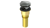 Brass Integral Waste & Overflow Twirl™ Kit with Overflow, Partially Threaded Strainer (301T)