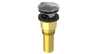 Brass Integral Waste & Overflow Twirl™ Kit with Overflow, Partially Threaded Strainer (301T)