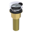 Brass Integral Waste & Overflow Clicker® Kit with Overflow, Low Profile (302ET)