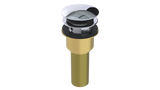 Brass Integral Waste & Overflow Clicker® Kit with Overflow, Low Profile (302ET)