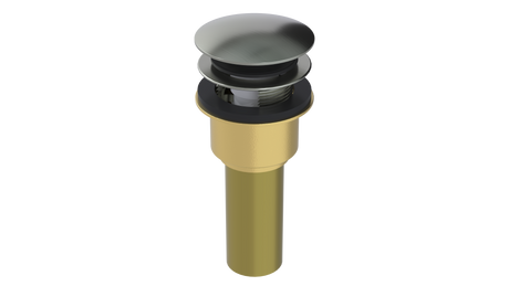 Brass Integral Waste & Overflow Clicker® Kit with Overflow, Low Profile (302ET)