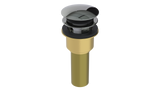 Brass Integral Waste & Overflow Clicker® Kit with Overflow, Low Profile (302ET)