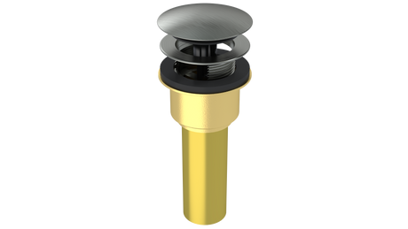 Brass Integral Waste & Overflow Clicker® Kit with Overflow, Low Profile (302Q)