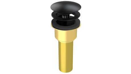 Brass Integral Waste & Overflow Clicker® Kit with Overflow, Low Profile (302Q)