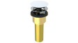 Brass Integral Waste & Overflow Clicker® Kit with Overflow, Low Profile (302Q-MW)