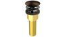 Brass Integral Waste & Overflow Clicker® Kit with Overflow, Low Profile (302Q)