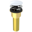 Brass Integral Waste & Overflow Clicker® Kit with Overflow, Low Profile (302Q)