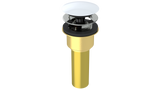 Brass Integral Waste & Overflow Clicker® Kit with Overflow, Low Profile (302Q)