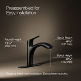 Rival® Pull-out kitchen sink faucet with two-function sprayhead