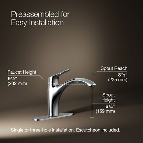 Rival® Single-handle kitchen sink faucet
