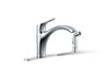 Rival® Single-handle kitchen sink faucet with side sprayer