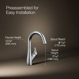 Rival® Single-handle bar sink faucet