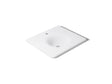 Iron/Impressions® 25" Enameled cast iron vanity top with integrated round sink