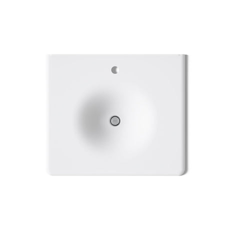 Iron/Impressions® 25" Enameled cast iron vanity top with integrated round sink