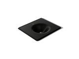 Iron/Impressions® 25" Enameled cast iron vanity top with integrated round sink