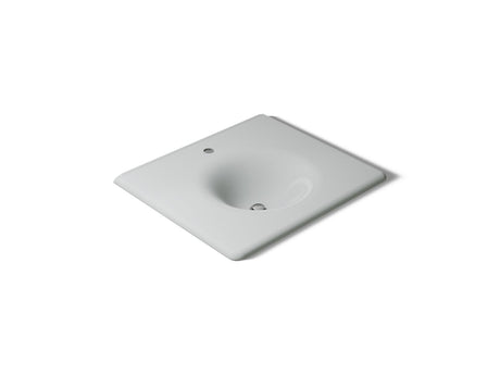 Iron/Impressions® 25" Enameled cast iron vanity top with integrated round sink