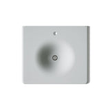 Iron/Impressions® 25" Enameled cast iron vanity top with integrated round sink