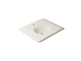 Iron/Impressions® 25" Enameled cast iron vanity top with integrated round sink