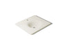 Iron/Impressions® 25" Enameled cast iron vanity top with integrated round sink