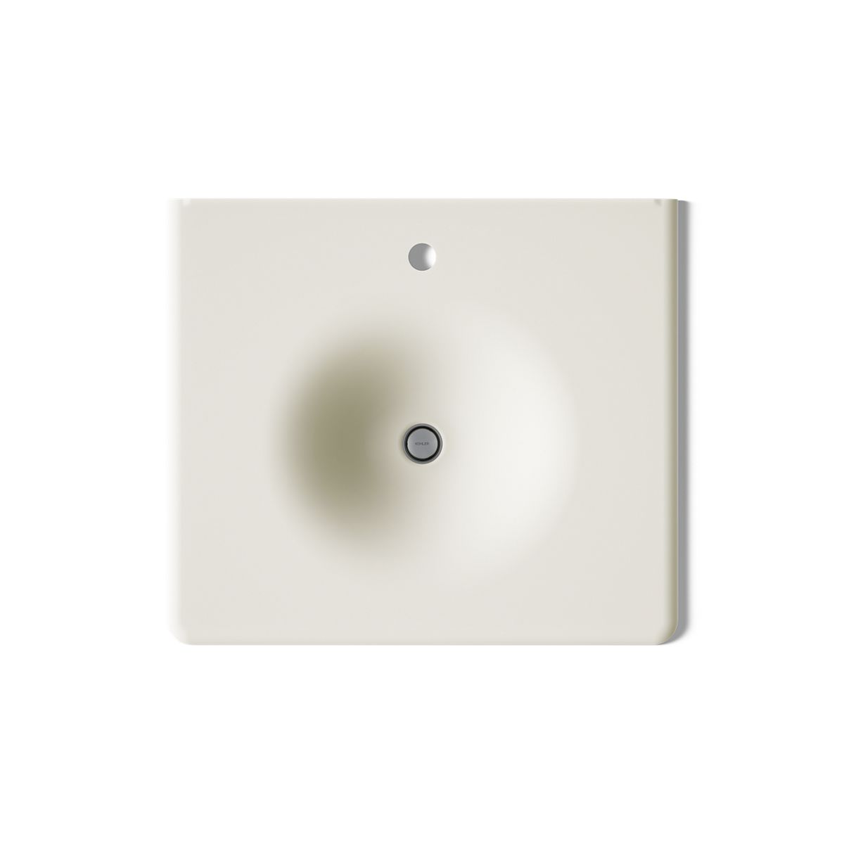 Iron/Impressions® 25" Enameled cast iron vanity top with integrated round sink