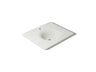 Iron/Impressions® 25" Enameled cast iron vanity top with integrated round sink