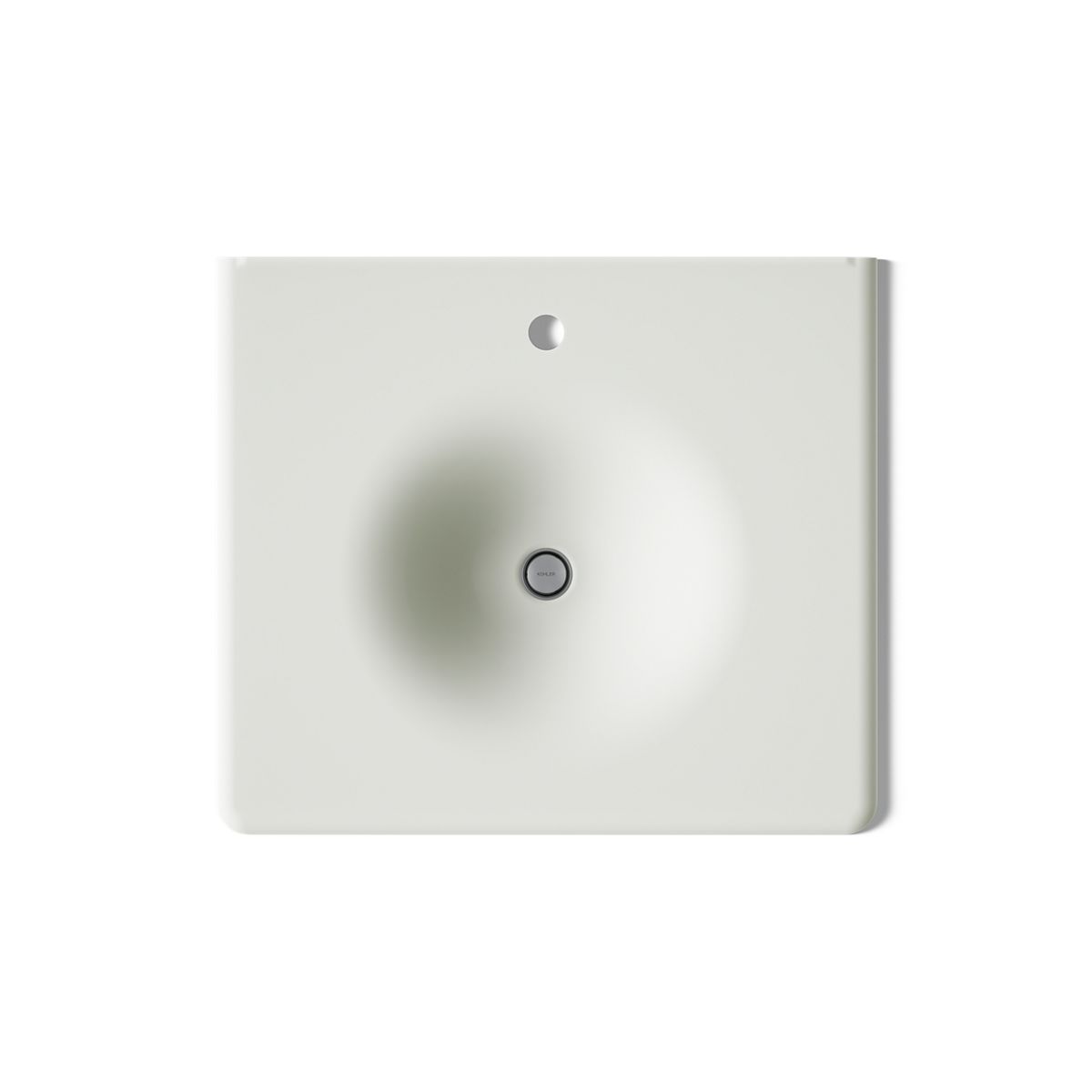 Iron/Impressions® 25" Enameled cast iron vanity top with integrated round sink