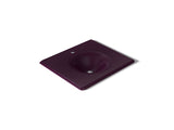 Iron/Impressions® 25" Enameled cast iron vanity top with integrated round sink
