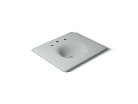 Iron/Impressions® 25" Enameled cast iron vanity top with integrated round sink