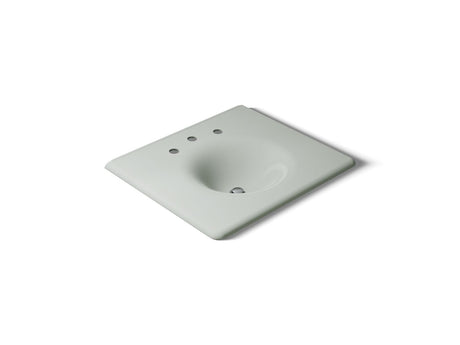 Iron/Impressions® 25" Enameled cast iron vanity top with integrated round sink