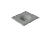 Iron/Impressions® 25" Enameled cast iron vanity top with integrated round sink