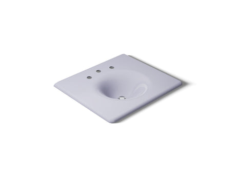 Iron/Impressions® 25" Enameled cast iron vanity top with integrated round sink