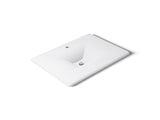 Iron/Impressions® 31" Enameled cast iron vanity top with integrated rectangular sink