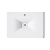 Iron/Impressions® 31" Enameled cast iron vanity top with integrated rectangular sink