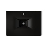 Iron/Impressions® 31" Enameled cast iron vanity top with integrated rectangular sink