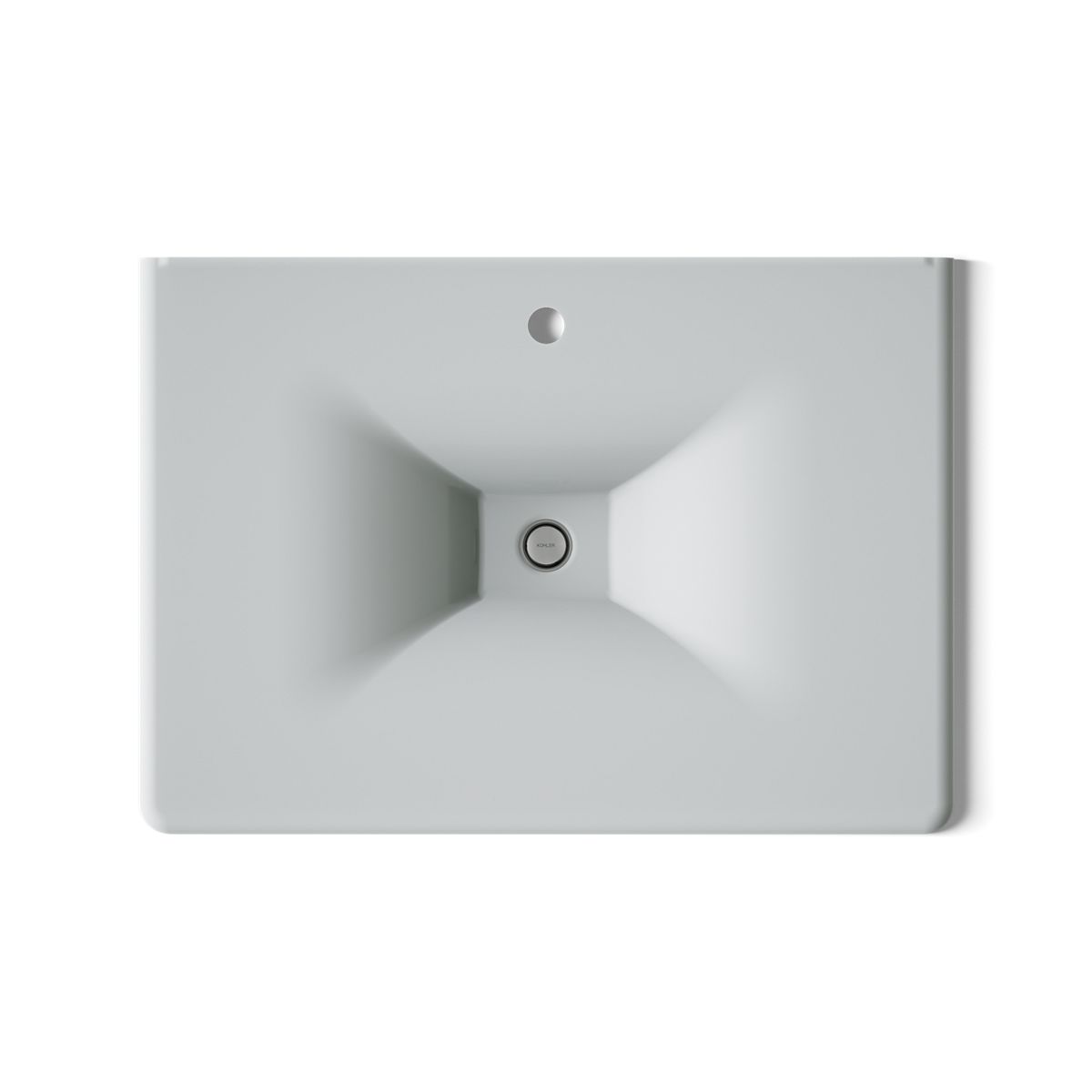 Iron/Impressions® 31" Enameled cast iron vanity top with integrated rectangular sink