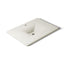 Iron/Impressions® 31" Enameled cast iron vanity top with integrated rectangular sink